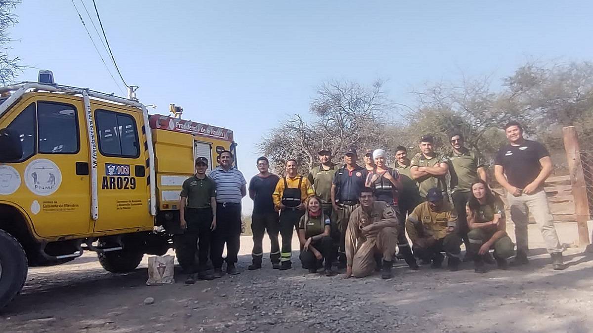 Tras días de intensa labor lograron controlar un importante incendio