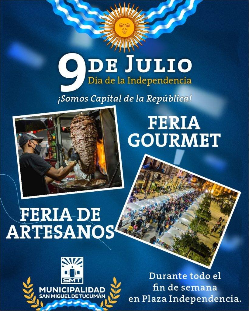 Cómo serán los festejos que organizó la Municipalidad para este 9 de ...