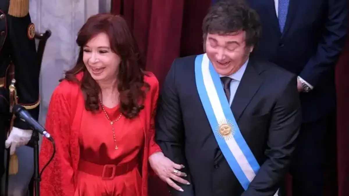 Cristina Kirchner y Javier Milei