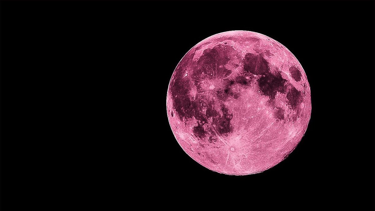 Luna llena Rosa