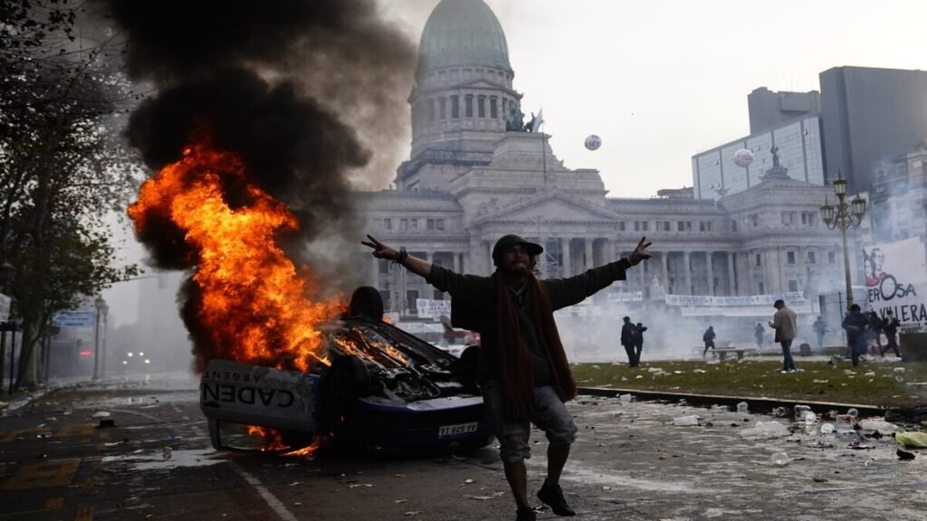 Disturbios en el Congreso