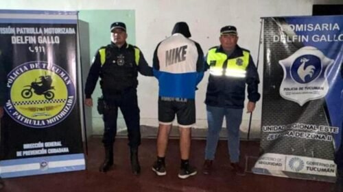 prófugo detenido