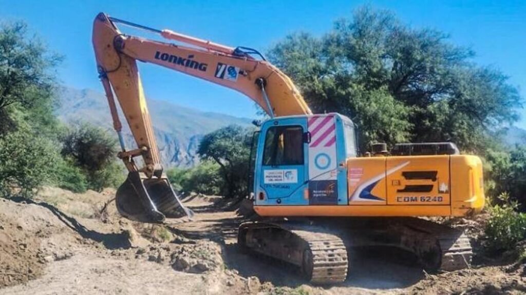 Encause del Río Santa María en El Bañado