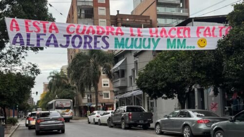 "A esta cuadra le hacen falta alfajores"